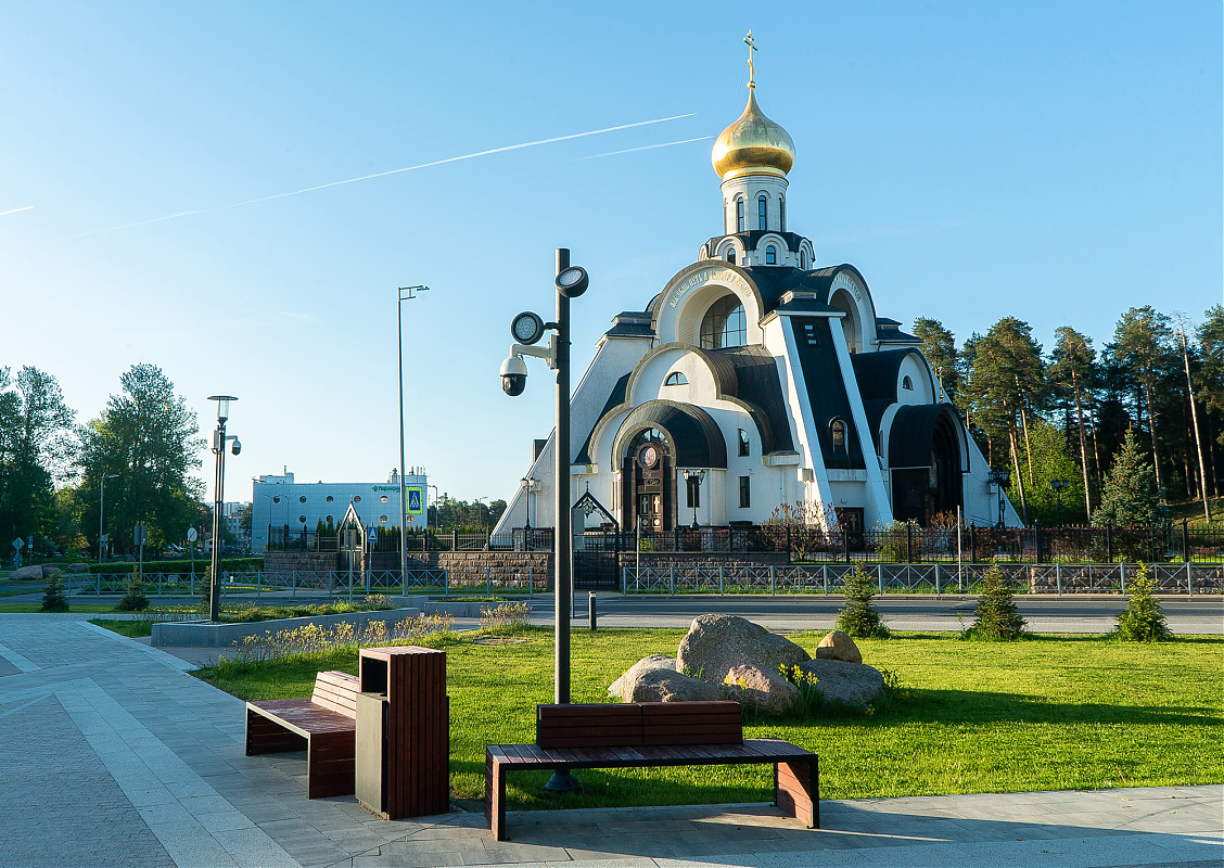 Сквер на проспекте Героев, г. Сосновый Бор